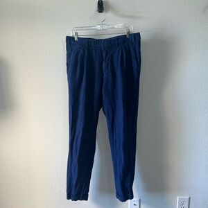 Velasca Milano Linen Rango Double Pleated Pants